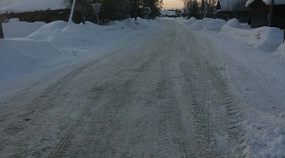 Уборка снега в Межевском округе