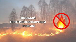 ВНИМАНИЕ!  ДЕЙСТВУЕТ ОСОБЫЙ ПРОТИВОПОЖАРНЫЙ РЕЖИМ!